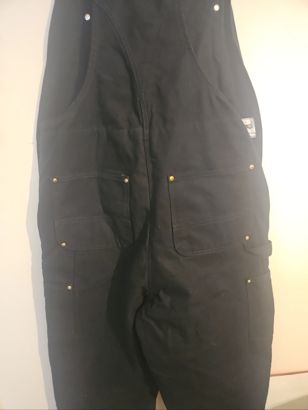 Carhartt Insulated Bib Overalls Mens M Dark Navy OR4393-M Loose Fit Worn Once - Picture 7 of 7
